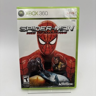 Spider-Man: Web of Shadows Microsoft Xbox 360 Brand New FACTORY Sealed GRADEABLE