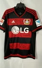 Adidas Men's Bayer 04 Leverkusen Signed Soccer Jersey 2014-15 Home LG Sz M