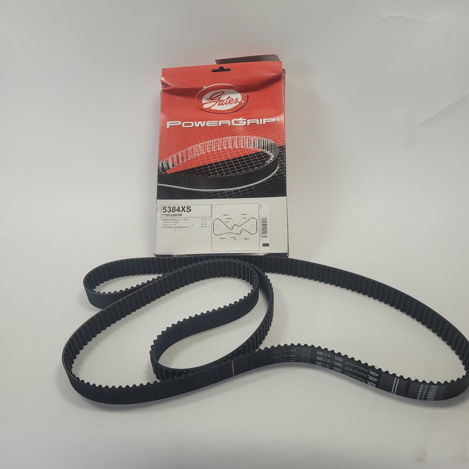 Timing Belt fits SUBARU IMPREZA 2.0 93 to 00 Gates 13028AA071 13028AA072 Quality - Image 23