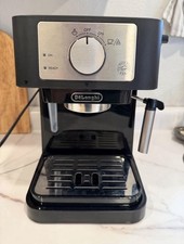 DeLonghi Stilosa Manual Espresso Machine 15 Bar Milk Frother Black  Accessories