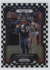 2023 Panini Prizm Black & White Checker Prizm Alex Singleton #84 0rd2