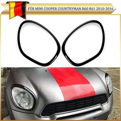 Scheinwerfer Zierring Blende Schwarz Für Mini Cooper Countryman R60 R61 2010-16