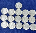 (16) ROOSEVELT DIMES - BU - 90% SILVER