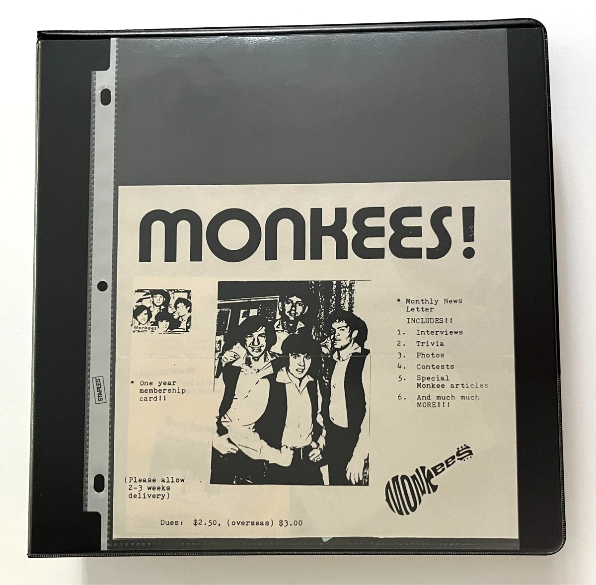 Original The Monkees Memorabilia for sale | eBay