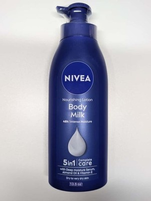 NIVEA Body Milk 5-in-1 Deep Moisture Serum 13.5  oz 400ml Nourishing Lotion New