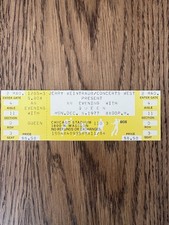 1977 Queen Unused Concert Ticket Chicago Stadium