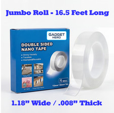 Jumbo Roll Nano Double sided Adhesive Tape Extra Strong Waterproof Transparent