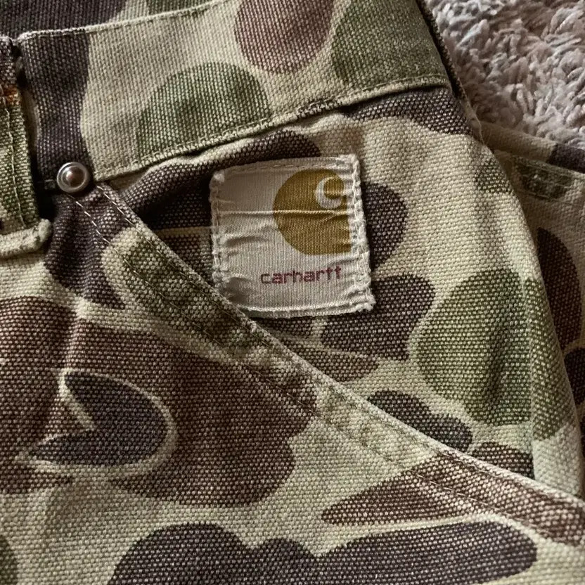 Made in USA Carhartt Camo Pants Men's Size 45.5 Waist thumbnail 7
