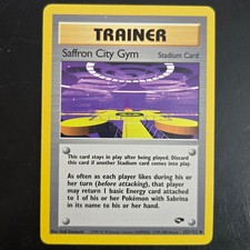 Pokemon Saffron City Gym Gym Challenge G2 122/132 Uncommon Colorless Trainer
