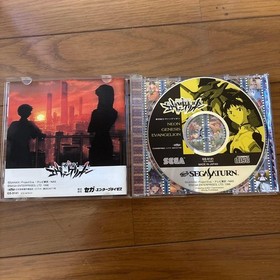 Neon Genesis Evangelion Sega Saturn Game w/ Obi Insert