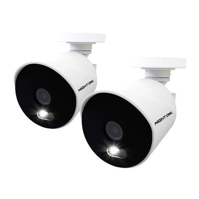 1080p HD Wired Indoor/Outdoor Add-On Cameras with Built-in Motion-Activated S...