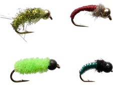 Cortland Fairplay Caddis Nymph Fly Assortment 4PK