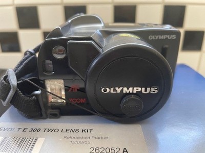 Vintage 1980's OLYMPUS Infinity Super Zoom 300 Camera With Film