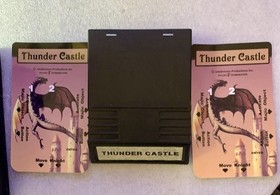INTELLIVISION THUNDER CASTLE CART +2 OVERLAYS ONLY! CLEANED & TESTED 3/22/26 EXC