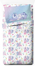 Kids Sheet Cartoon Set with Fitted, Flat Sheets  Pillow Cover - Ultra-Soft Bedd