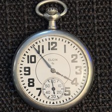1925 Elgin Model 7 Grade 291 Pocket Watch 16s 7j Philadelphia Case Works