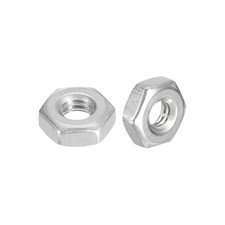 Hex Nuts (1/2-13) 50Pcs 304  Steel Coarse Thr...