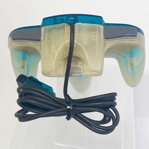 Nintendo 64 N64 Ice Clear Blue Console Region Free Controller NUS-001 Japan box - Picture 15 of 24