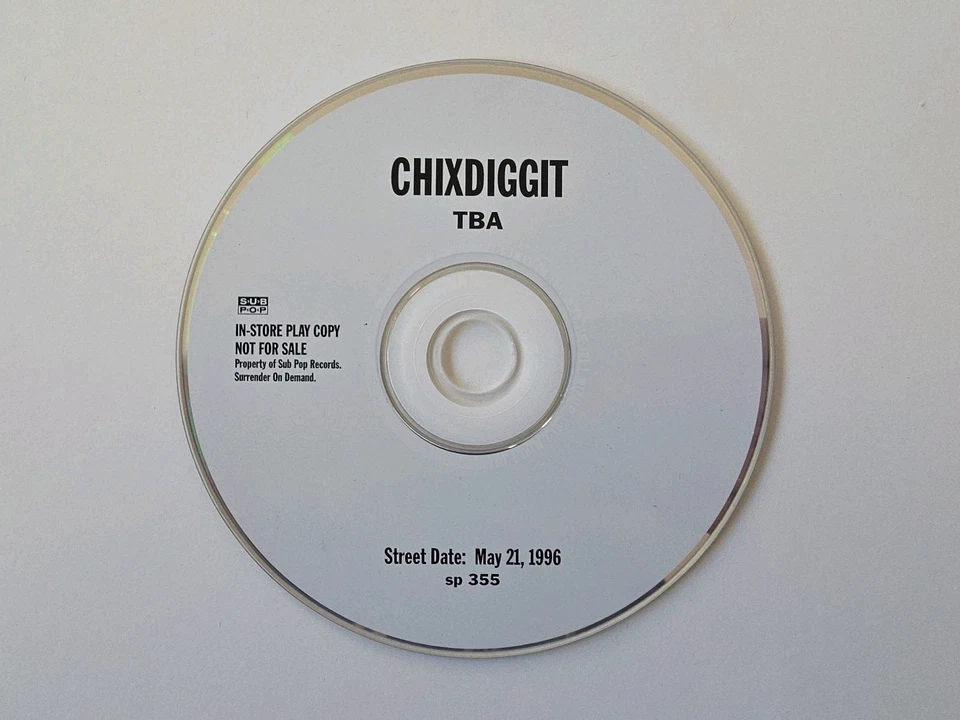 Chixdiggit - TBA Album CD (Sub Pop – SP355 1996) In-store play copy Chixdiggit! - Bild 3 von 4