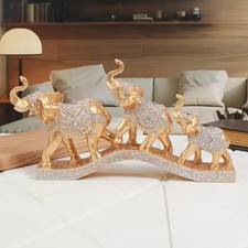 Statua di elefante per l'arredamento della casa, scultura animale per