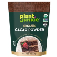 Organic Cacao Powder, 8 oz - Unsweetened, Rich Dark Chocolate Taste, Certifie...