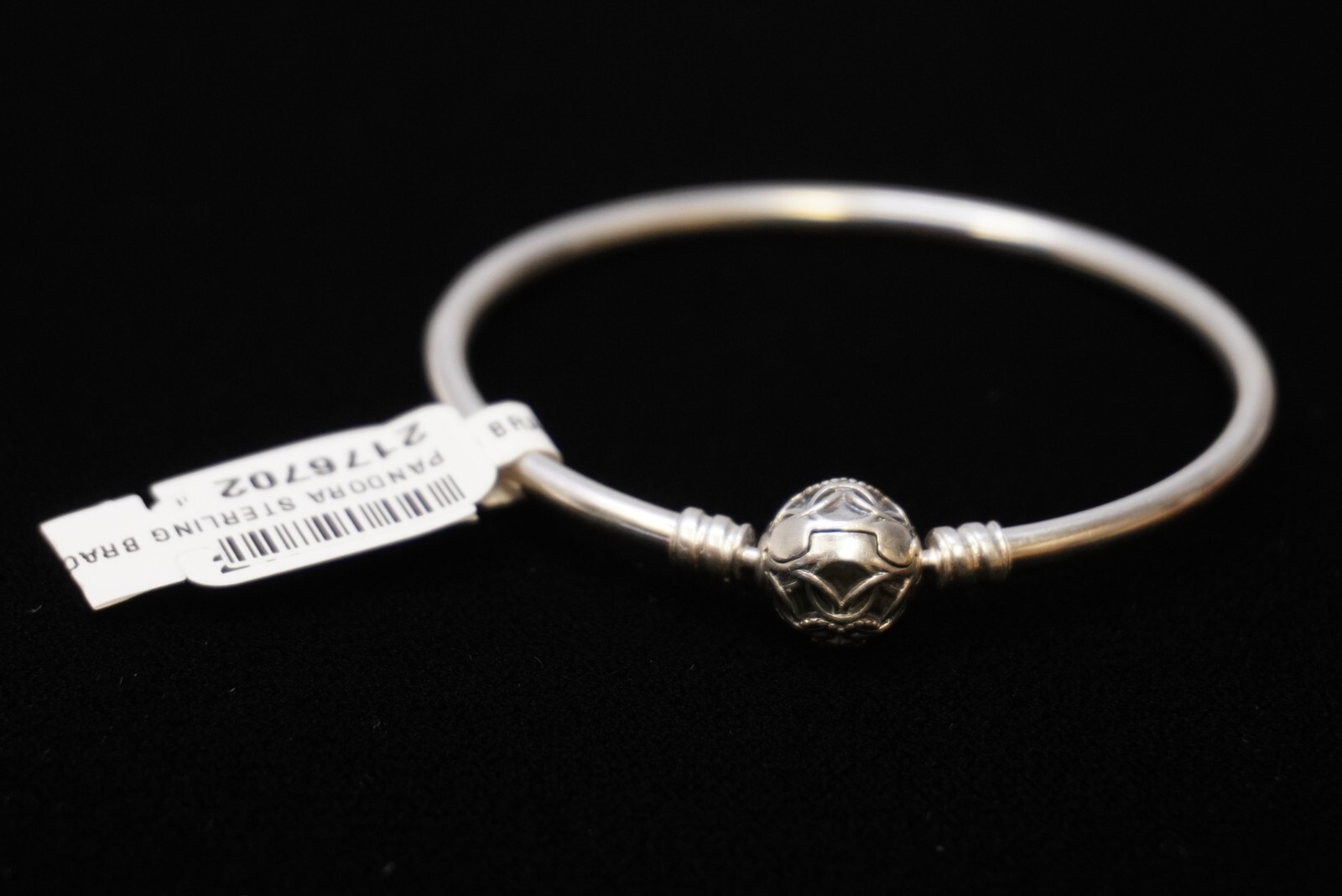 Pandora Heart Clasp Bangle Bracelet Elegant Jewelry Gift-image