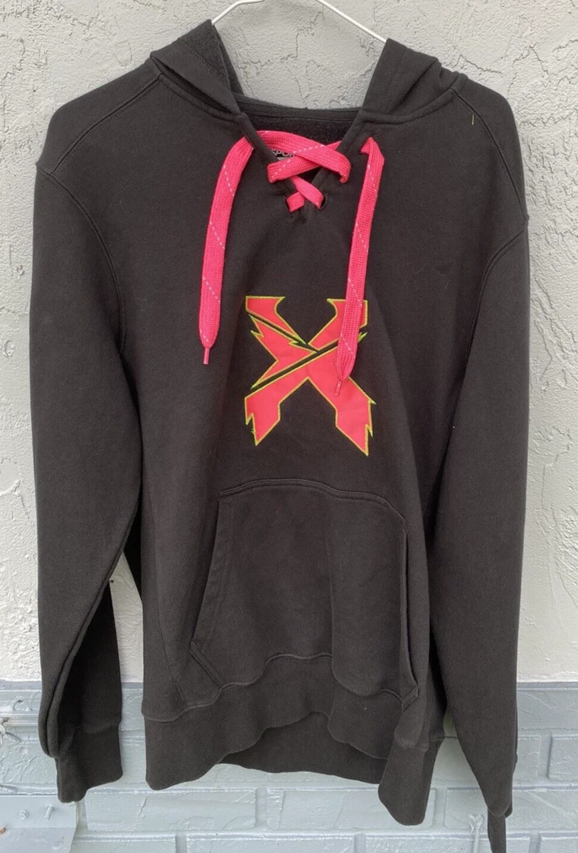 Sport tek lace up pullover 2025 hooded sweatshirt