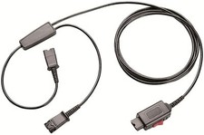 Plantronics 27019-01 Y Adapter Training Cable W/ Mute Switch Quick Disconnect