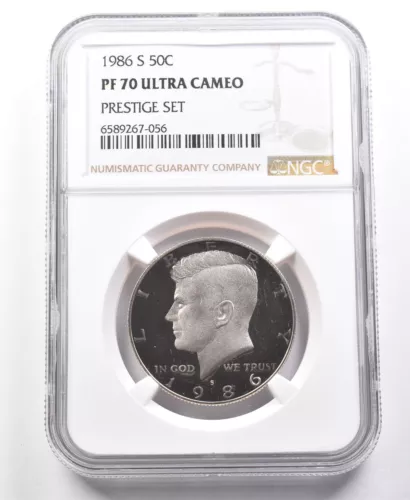 1986-S Kennedy Half Dollar Prestige Set PF70 UCAM NGC *2043
