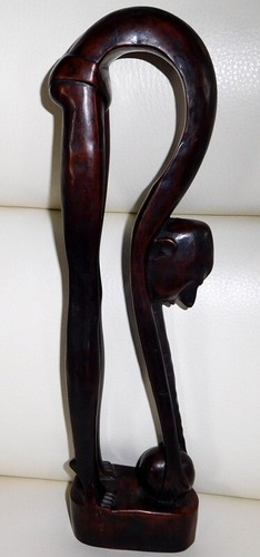 Modernist Art African Man Sculpture 13” Tall - Picture 2 of 5