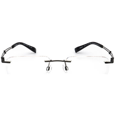 Charmant Eyeglasses XL2215 GN Line Art Gunmetal Rimless Frame