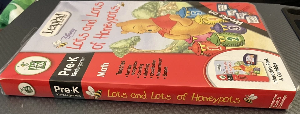 Leap Frog LeapPad Math Disney Winnie the Pooh Lots and Lots of Honeypots New* - Image 3 of 3