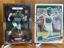 Will McDonald IV 2023 Panini Prizm Rookie Card #380 + Donruss Rated Rookie #380