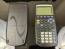 Texas Instruments TI-83 Plus Graphing Calculator Black w Cover TESTED