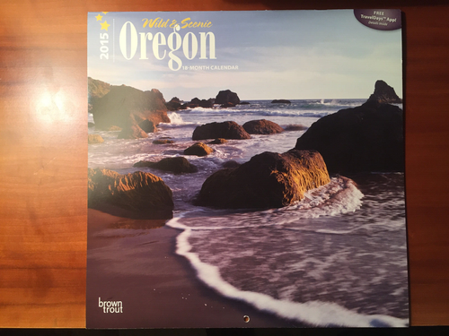 Calendar = 2015 Wild & Scenic Oregon = (12
