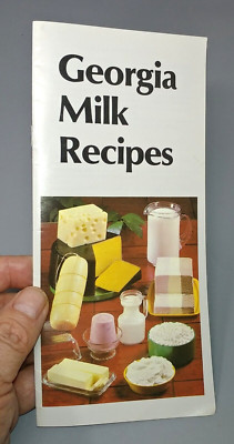 Georgia Milk Recipes Agricultural Commodity Commission for Milk Atlanta Pamphlet