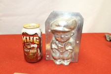 Antique Buster Brown Tin Chocolate Mold Man with Hands in Pockets Vintage Old