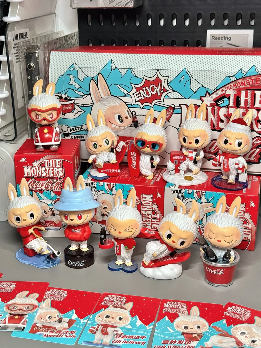 【正規品】POPMART LABUBU cocacola Amazon.com: POP MART The Monsters COCA-COLA Series-Vinyl