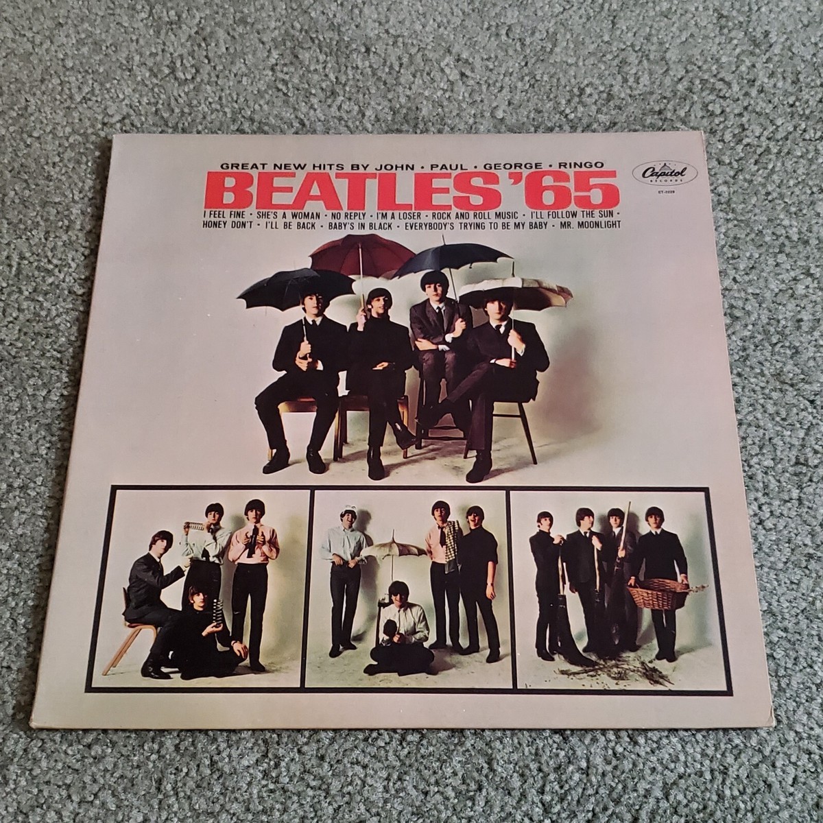 The BEATLES '65 ST-2228 Capitol Records RARE NEAR MINT | eBay