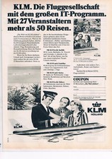 KLM Werbeanzeige Werbung KLM #5 NG