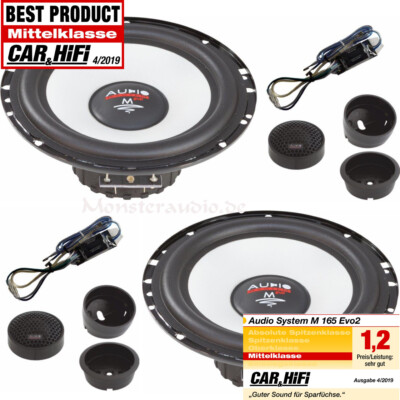 AUDIO SYSTEM M165 EVO2 16,5cm 2-Wege System Auto Lautsprecher PKW Boxen 260 Watt