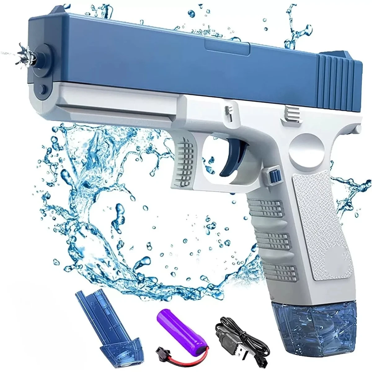 Spara al bersaglio con pistola ad acqua: gioco per bambini