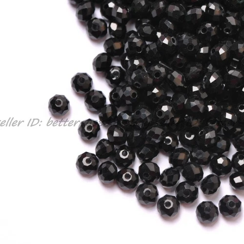 Wholesale Quality Czech Crystal Faceted Rondelle Spacer Beads 4MM 6MM 8MM 10MM - Picture 18 of 101