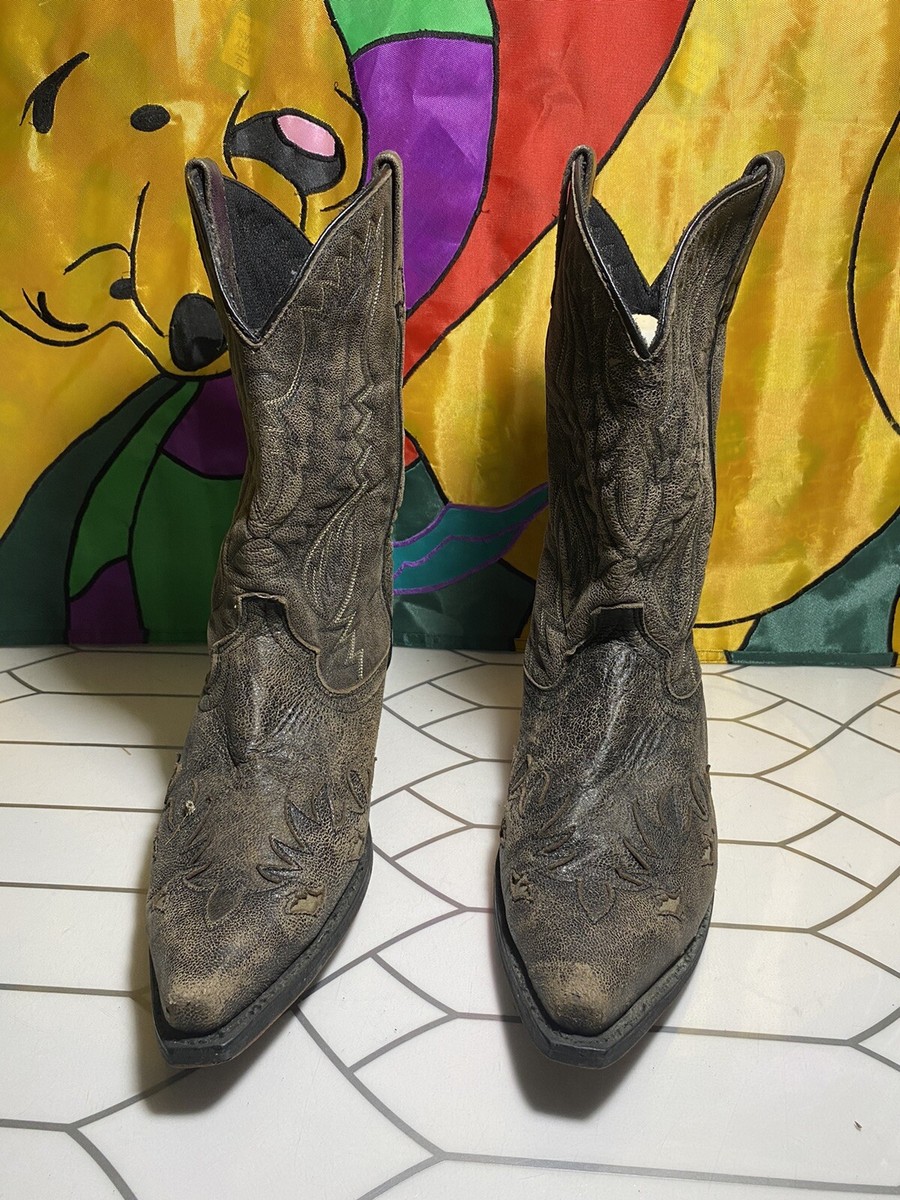 Laredo Black and Tan Western Boots Laredo Stillwater Cowboy Boot - Tan Black - Al-Bar Ranch main image 4