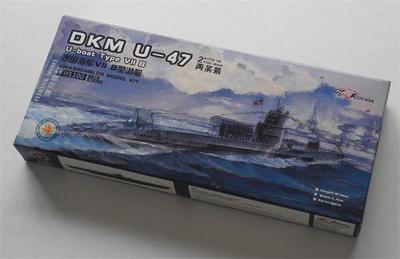 Flyhawk FH1100 1/700 DKM U-47 submarine U-boat Type VII B