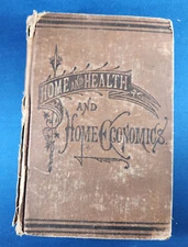 1880 Home and Health & Economics ~ Manual by C H Fowler & W H DePuy Hardcover
