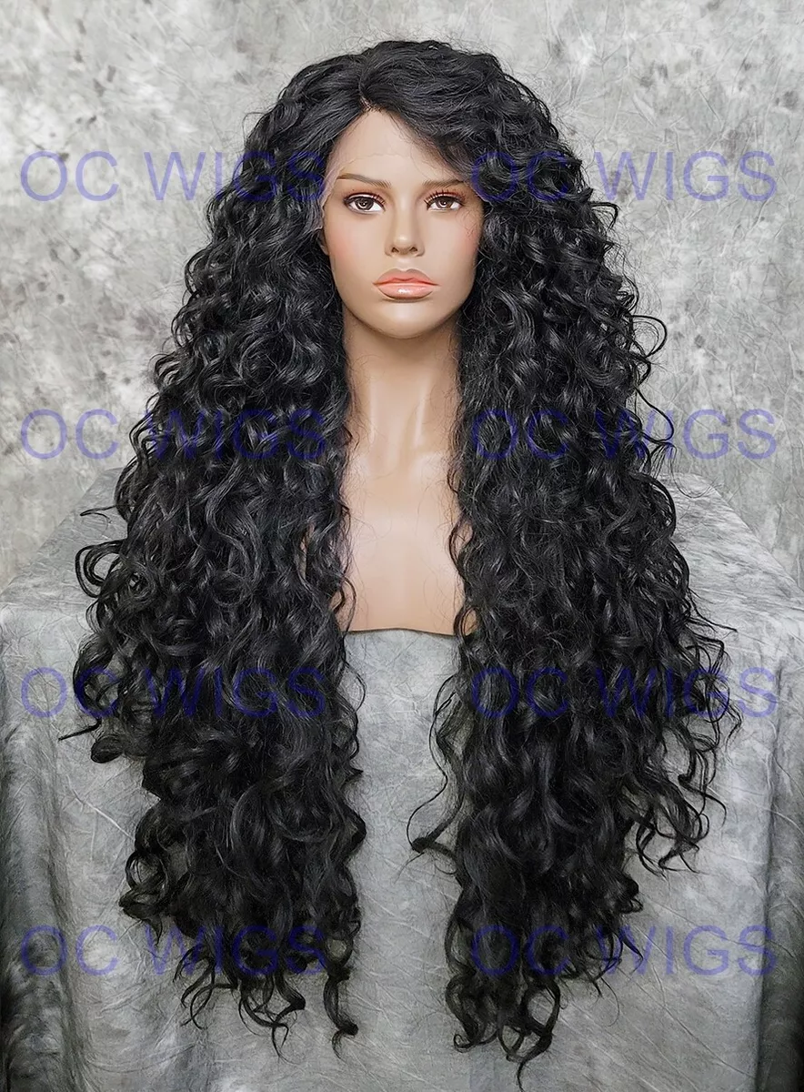 Jet Black Lace Front Wig | WigIsFashion Dark Lace