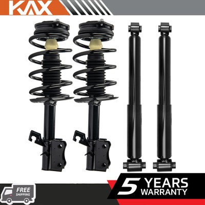 4x Front Strut & Coil Spring & Rear Shocks Absorbers For 2007-2012 Nissan Sentra