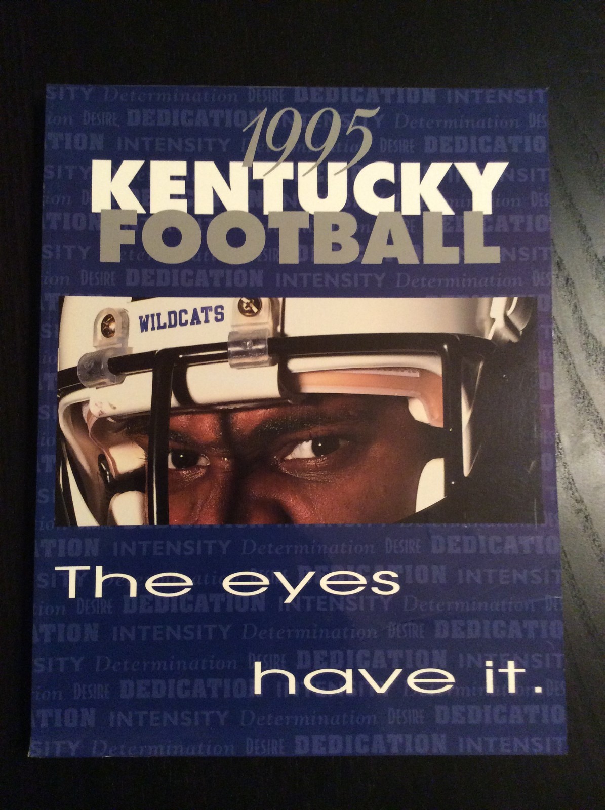 1995 UNIVERSITY OF KENTUCKY WILDCATS FOOTBALL GUIDE BOOK eBay