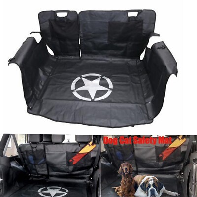 Oxford Liner Pet Seat Proof Covers Rear Seat Covers for Jeep Wrangler JK JL 